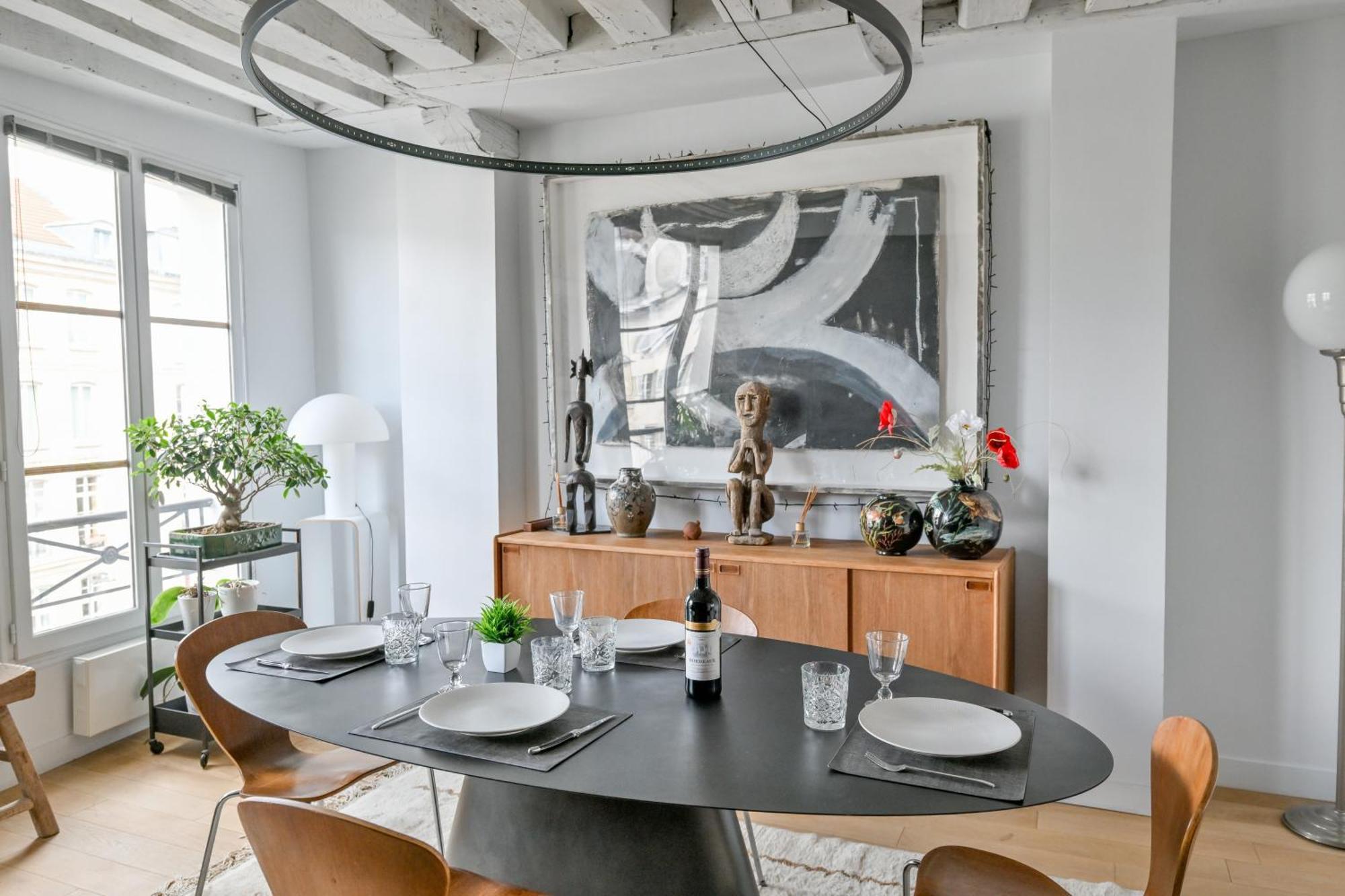 Appartement Stunning One-bedroom, Marais - Place Des Vosges Parijs